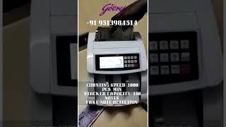 Godrej currency Count Matic machine | Currency Counting Machine | Fake Note Detection