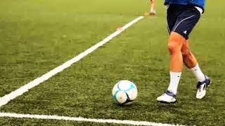 How to Short Pass \u0026 Push Pass | Soccer Lessons