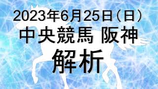 【競馬解析】2023/06/25 阪神競馬 #競馬,#競馬予想,#中央競馬,#阪神競馬,#阪神,#予想,#JRA