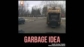 Suspect’s Trash Can Hideout Backfires After Garbage Man Spots Him