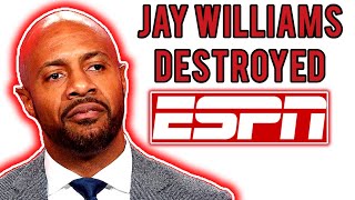 Jay Williams DESTROYED ESPN for FIRING Max Kellerman & Keyshawn Johnson on LIVE TV‼️🤯🤬😤📺