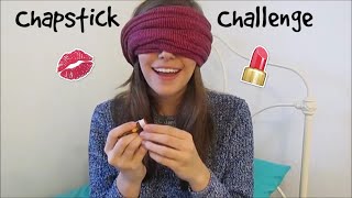 Chapstick Challenge w/ Myself | Holiday Edition