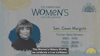 Women's History Month: Senator Gwen Margolis