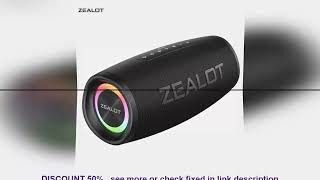 ZEALOT S56 Bluetooth Speaker 40W Output Power Blue