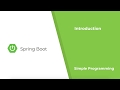 Spring Boot - Introduction | Simple Programming