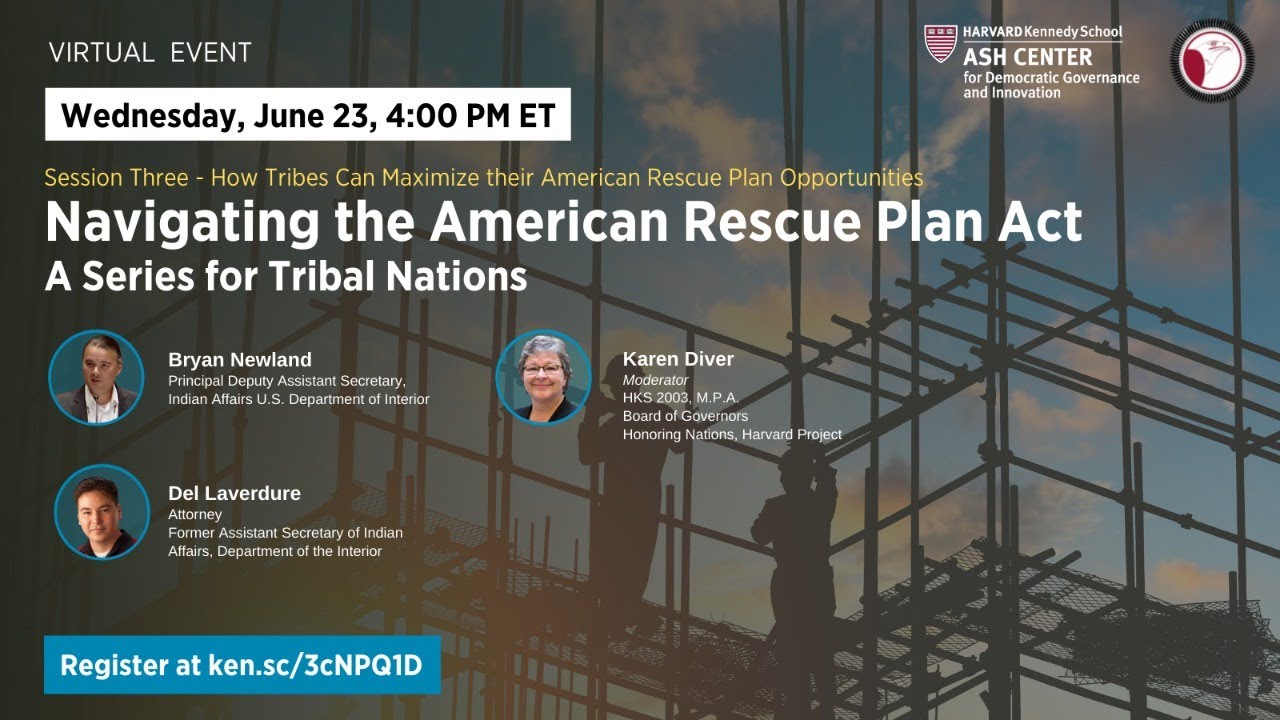 Navigating The American Rescue Plan Act: A Series For Tribal Nations ...