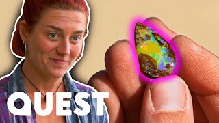The Digi Diggers Find Magical Opal Fossil | Outback Opal Hunters
