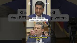 Khanna to Hegseth: You BETRAYED Trump voters