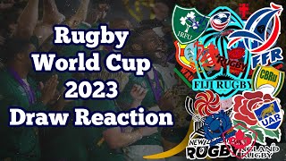 REACTION AND DISCUSSION TO RUGBY WORLD CUP 2023 DRAW! | World Rugby Review
