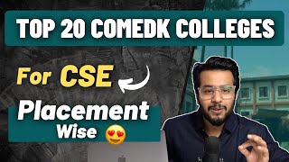 Top 20 Comedk Colleges Placement wise 🔥 | Comedk2023