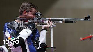 USA's Will Shaner wins gold in 10m air rifle, sets Olympic record | Tokyo Olympics | NBC Sports