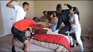 CAUGHT IN BED PRANK ON NIQUE AND TRAY!!! FT IAM JUST AIRI
