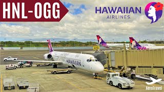 HAWAIIAN ICONIC BOEING 717 INTER-ISLAND TRIPREPORT | HONOLULU (OAHU) - KAHULUI (MAUI)|  4K ULTRA HD