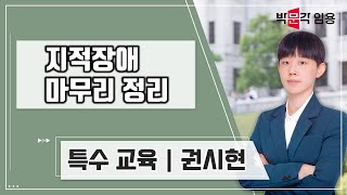 특수교사 임용 권시현 | 지적장애 마무리 정리