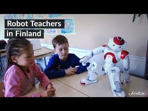 Finland School tries out robots as teachers