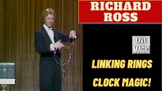 Richard Ross linking rings & clock magic