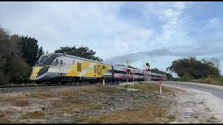 A Quick Look at Some Brightline and FEC Action in Sebastian, Florida