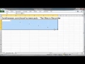 Intro to Excel VBA - The Macro Recorder