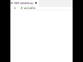 Creating and using variable in Python