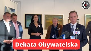 Konferencja prasowa: Debata Obywatelska