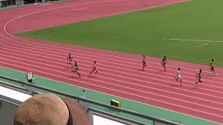 長崎県選手権　男子200m予選15組　2020年