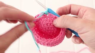 Invisible Color Change | How to change color invisibly in crochet