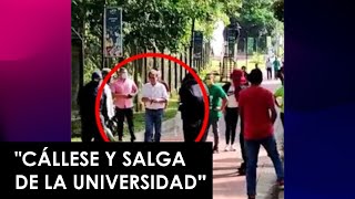 Encapuchados sacan a Fajardo de la Universidad Tecnológica de Pereira