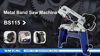 WMT Metal Band Saw Machine BS115 | How to Use A Band Saw