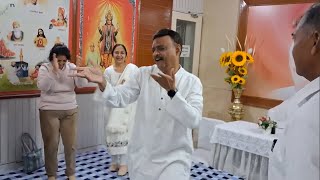 LAUGHING EXERCISES SESSION - 3 in BRAHMAKUMARI ASHRAM by BK PK Bhai -JHUMO BABA KE SANG