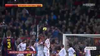 Lionel Messi Record Breaking goal & a mind bolwing hattrick