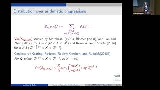 Sums of certain arithmetic functions over 𝔽q[T] and non-unitary distributions - Matilde Lalin