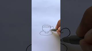 Desenhando ☕️ Bom dia #cute #desenhando #desenhar #desenhosfofos #desenho #drawing