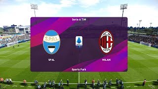PES 2020 | Spal vs AC Milan - Serie A Tim | Full Gameplay | 1080p 60FPS