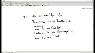 MultiThreading:- Thread.getName(), setName(), getId(), Thread.currentThread(), Thread.sleep(ms)