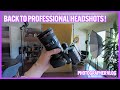 Back To Professional Headshots Today! Photographer Vlog.