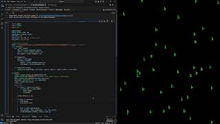 Create The Matrix Rain Effect & a Circle Animation in Pygame | Python Tutorial