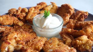 Хрупкави пилешки хапки .Най-вкусните пилешки филета / Chicken nuggets