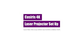 CASIRIS UST Laser Projector Setup