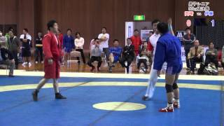 第11回東日本サンボ選手権大会：男子シニア57kg級決勝　岡崎浩史郎 vs 伊藤正純