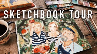 Inspiring Double Sketchbook Tour