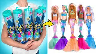 Descubre la serie Barbie Colour Reveal Mermaids. Maquillaje y accesorios para muñecas