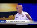 jfrd warning about lithium batteries