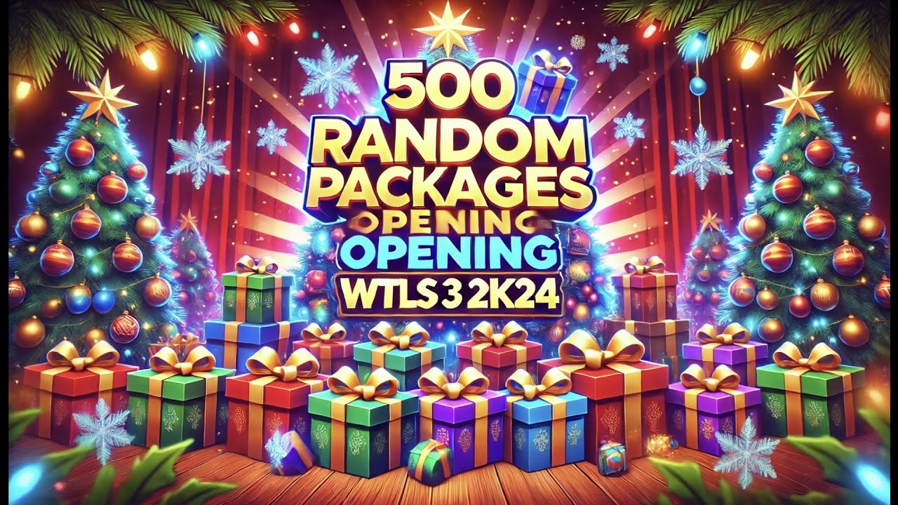 500 Random Packages Opening Xmas 2k24