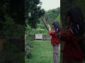 Female Craftsman Made A New Wooden Bow And Demonstrates Her Excellent Archery Skills