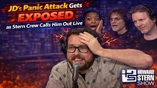 JD’s Panic Attack Gets EXPOSED as Stern Crew Calls Him Out Live😳🔥- Howard Stern Show
