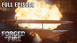 Forged in Fire: MYSTERY SWORD! 4 Smiths, 1 Crate, EPIC CHALLENGES! (S8, E24) | Full Episode
