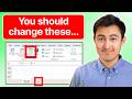 Change These 10 Settings Before You Use Excel Again