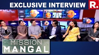 Team 'Mission Mangal' Speaks To Arnab Goswami; Akshay Kumar, Vidya Balan, Taapsee Pannu On Republic