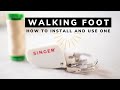 HOW TO USE A WALKING FOOT FOR QUILTING | How to install the walking foot and why we use it