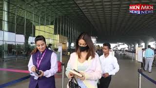 ILEANA D'CRUZ SPOTTED AT AIRPORT FLYING FROM MUMBAI